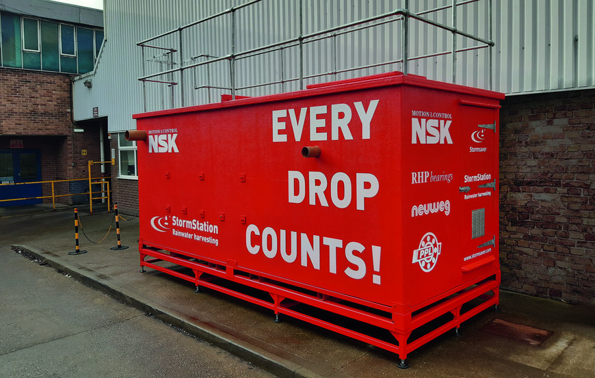 NSK nutzt Regenwasser im Werk Newark/ GB